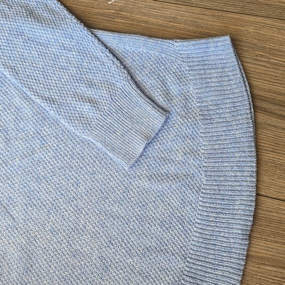 Loft Heathered Blue Boatneck Sweater - Picture 4 of 8